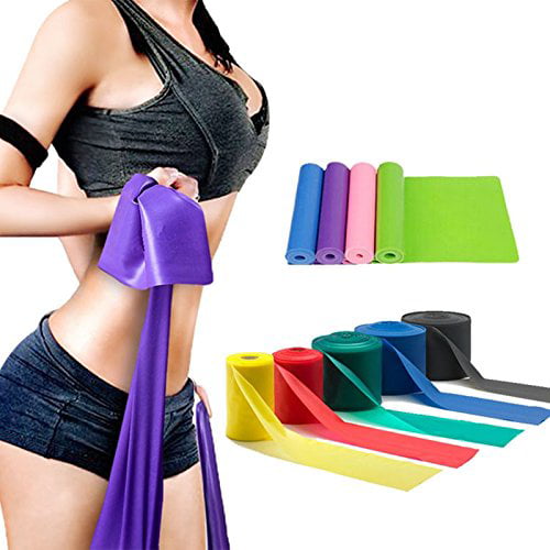 1.2M Elastic Gym Pilates Stretch Bands Resistance Yoga Physio Fitness Workout